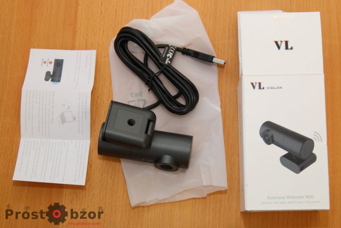 Распаковка веб камеры VL Vidlok W91