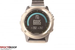 Garmin Fenix 3 - виджет - трекер активности