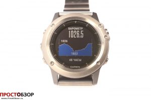 Garmin Fenix 3 - Барометр
