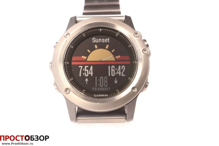 Garmin Fenix 3 - виджет Sunrise/Sunset - восход - закат