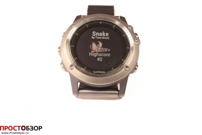Garmin Fenix 3 - виджет Змейка