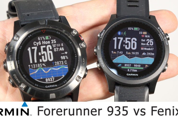 Что лучше выбрать: Garmin Forerunner 935 vs Fenix 5X