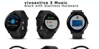 Часы Garmin Vivoactive 3 Music с поддержкой музыки и бесконтактной оплатой Garmin Pay часы Garmin Vivoactive 3 Music