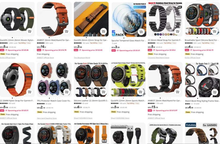 Дешевые аксессуары для часов Garmin fenix на AliExpress