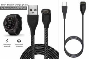 Зарядно информационній кабель для часов Garmin - USB / Type C