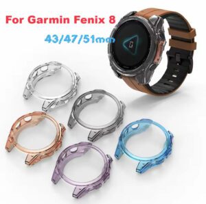 Защита безеля часов Garmin fenix 8 - буфер силиконовый