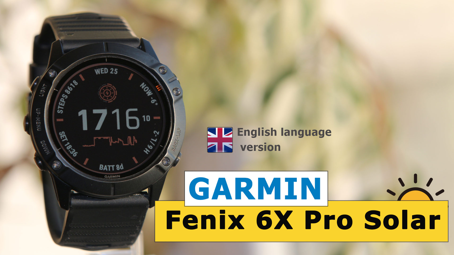 garmin fenix 6x solar pro