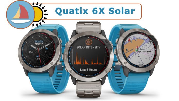Garmin Quatix 6X Solar - Зарядка от солнца