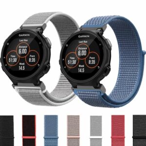 Нейлоновый ремешок на липучке для часов Garmin Forerunner