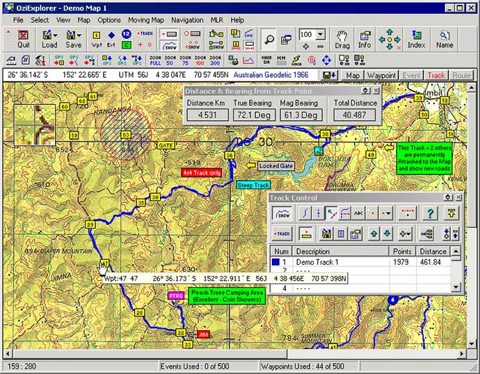 Программа для управления картами - OziExplorer