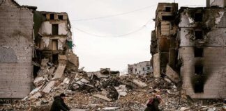 100 дней войны — Украина держит оборону Развалины дома в Бородянке