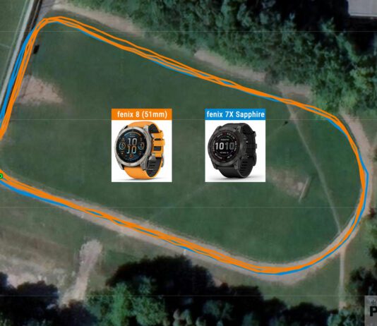 Тест GPS Garmin fenix 8 vs fenix 7X PRO