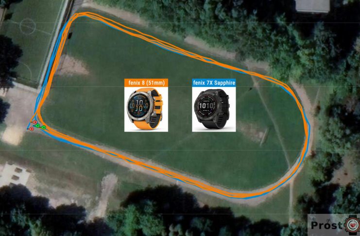 Тест GPS Garmin fenix 8 vs fenix 7X PRO