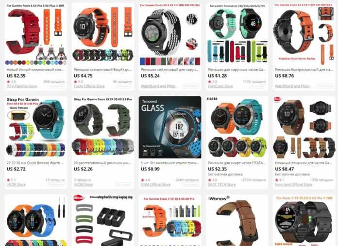 Аксесуари для годинника Garmin Forerunner з каталогу Aliexpress